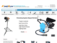 Tablet Screenshot of kinosun.com